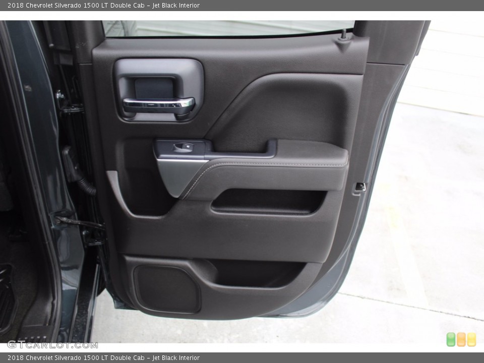 Jet Black Interior Door Panel for the 2018 Chevrolet Silverado 1500 LT Double Cab #140392003