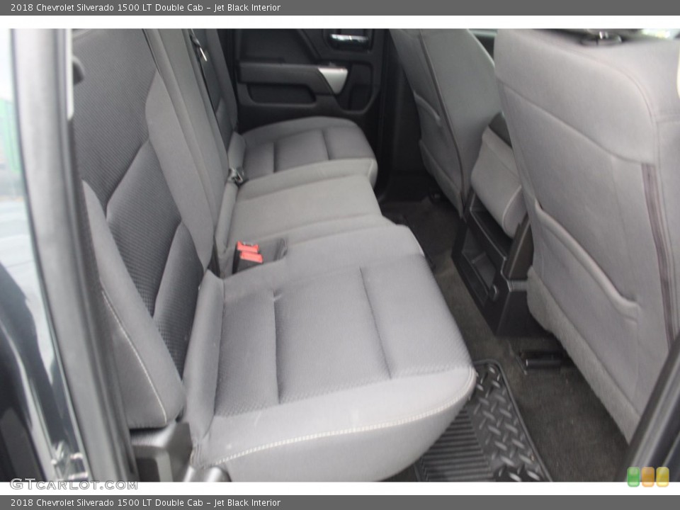 Jet Black Interior Rear Seat for the 2018 Chevrolet Silverado 1500 LT Double Cab #140392023