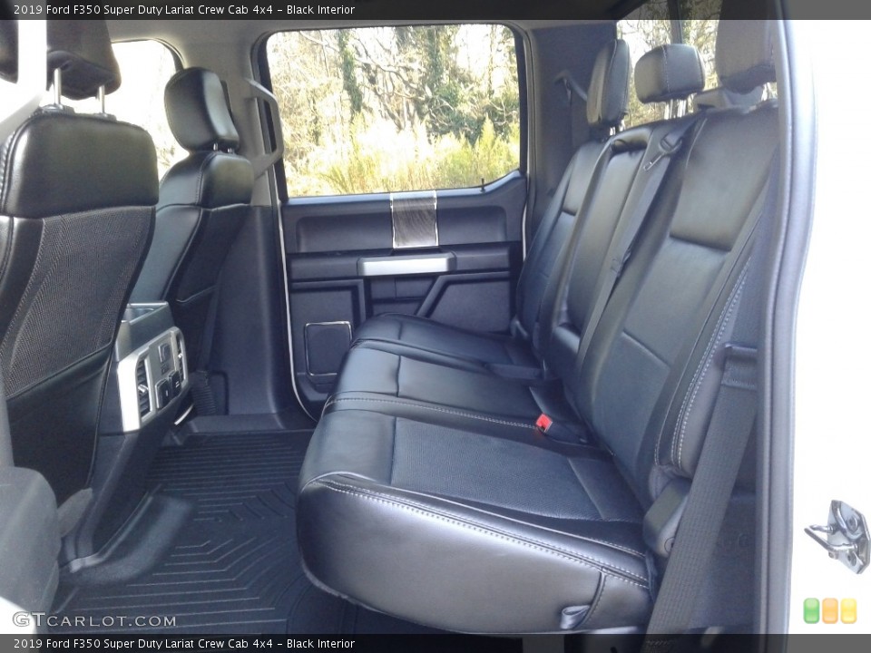 Black Interior Rear Seat for the 2019 Ford F350 Super Duty Lariat Crew Cab 4x4 #140392624