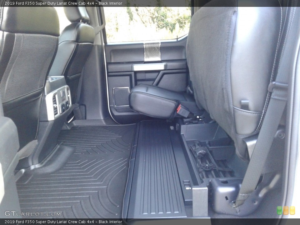 Black Interior Rear Seat for the 2019 Ford F350 Super Duty Lariat Crew Cab 4x4 #140392648