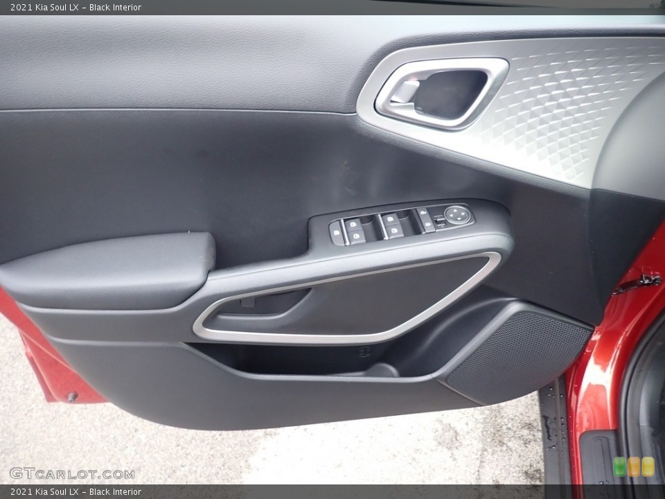 Black Interior Door Panel for the 2021 Kia Soul LX #140393344