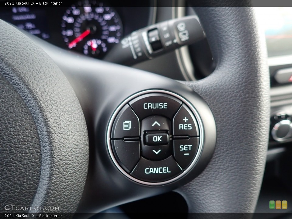 Black Interior Steering Wheel for the 2021 Kia Soul LX #140393467