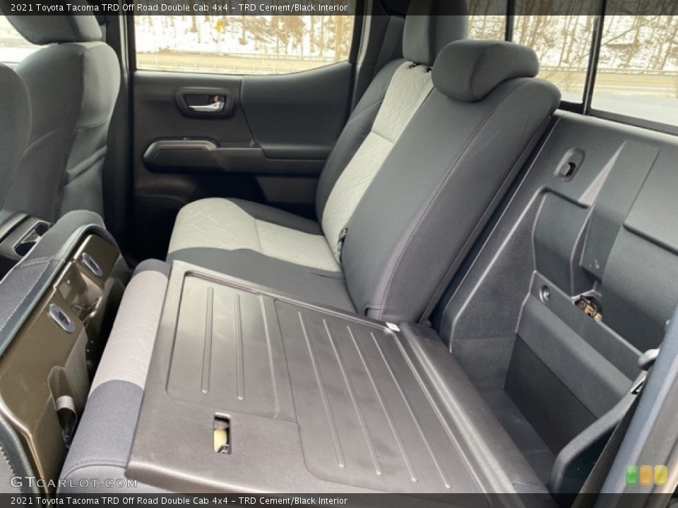 TRD Cement/Black Interior Rear Seat for the 2021 Toyota Tacoma TRD Off Road Double Cab 4x4 #140393886