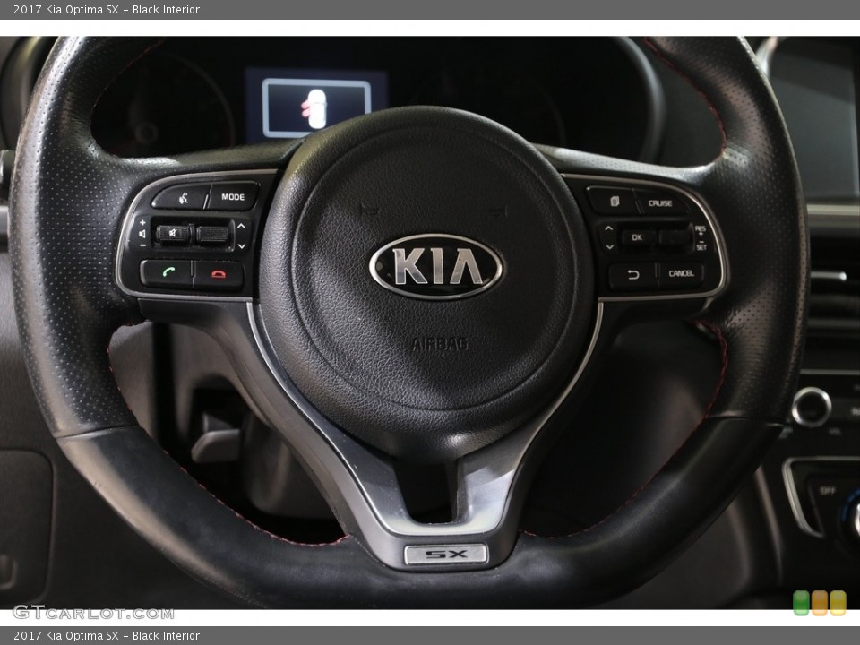 Black Interior Steering Wheel for the 2017 Kia Optima SX #140394394