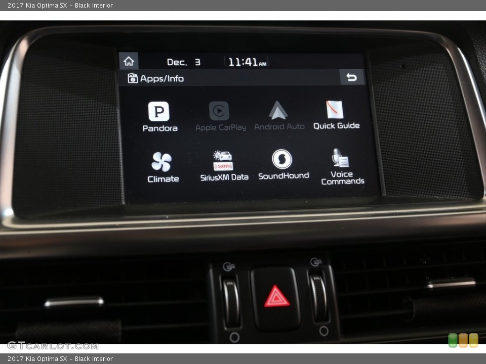 Black Interior Controls for the 2017 Kia Optima SX #140394507