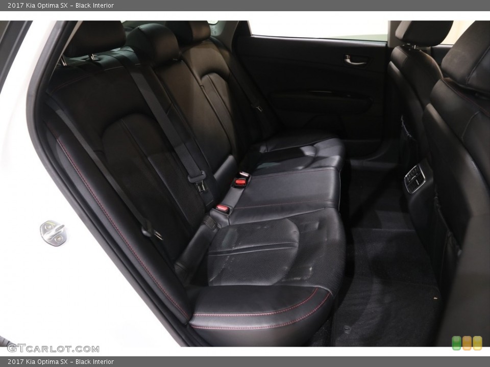 Black Interior Rear Seat for the 2017 Kia Optima SX #140394688