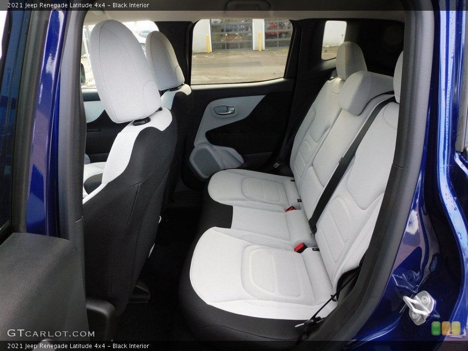 Black Interior Rear Seat for the 2021 Jeep Renegade Latitude 4x4 #140395513