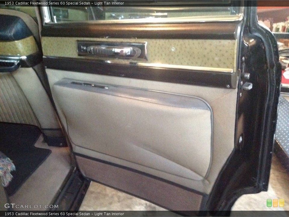 Light Tan Interior Door Panel for the 1953 Cadillac Fleetwood Series 60 Special Sedan #140396242
