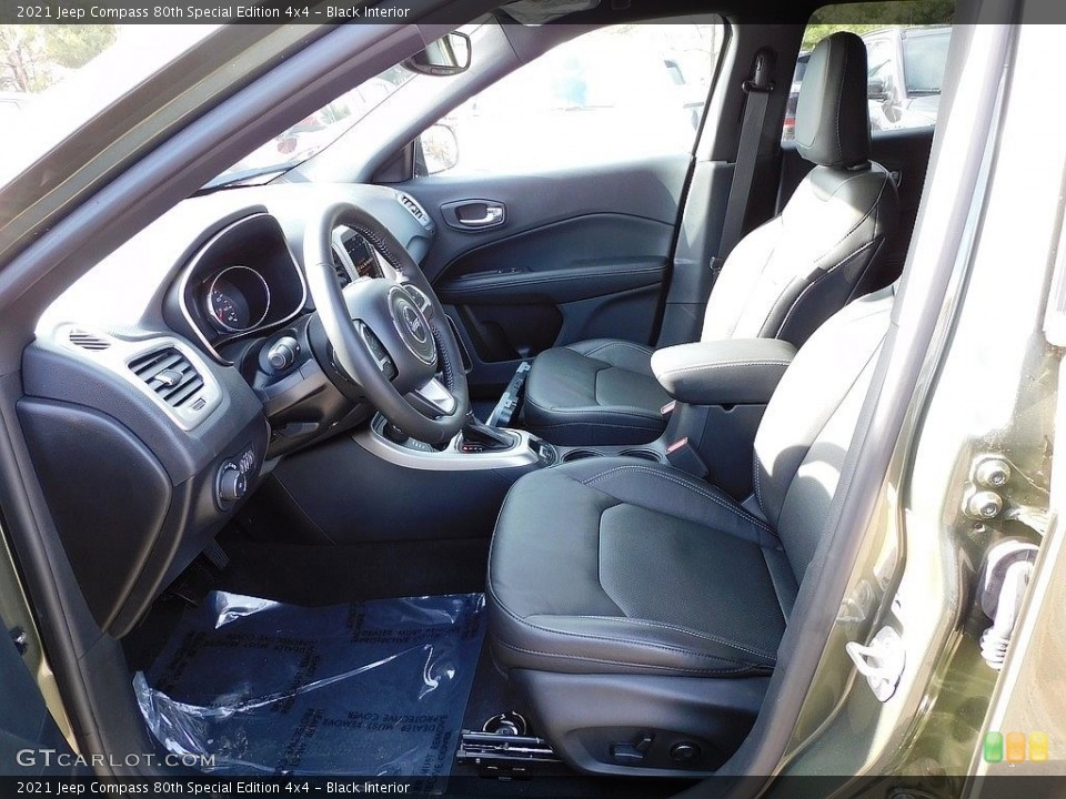 Black Interior Front Seat for the 2021 Jeep Compass 80th Special Edition 4x4 #140396488