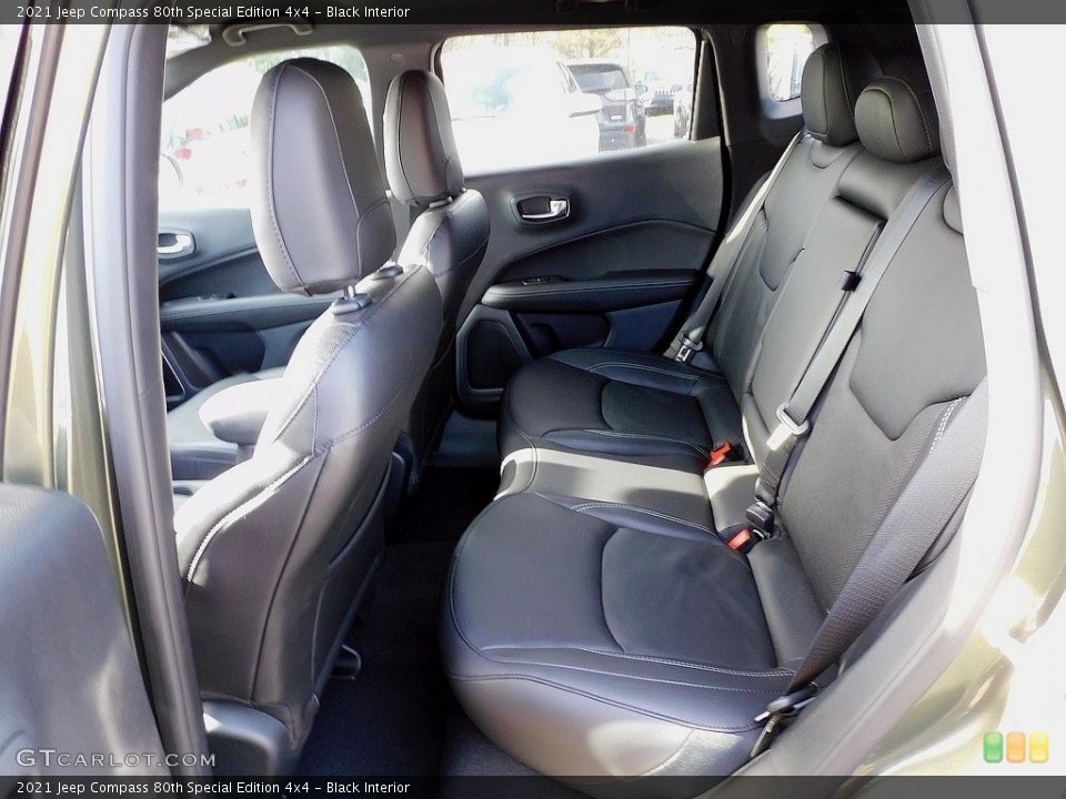 Black Interior Rear Seat for the 2021 Jeep Compass 80th Special Edition 4x4 #140396512