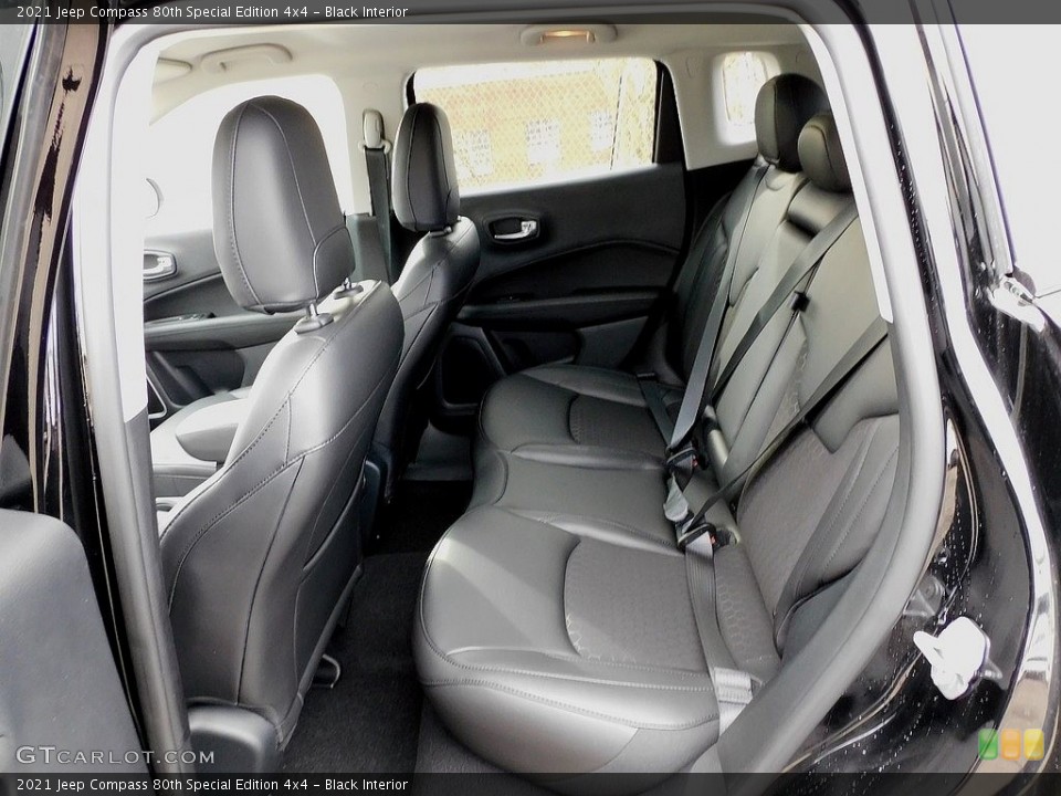 Black Interior Rear Seat for the 2021 Jeep Compass 80th Special Edition 4x4 #140397469