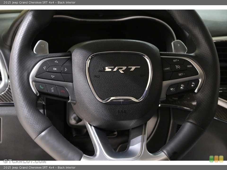 Black Interior Steering Wheel for the 2015 Jeep Grand Cherokee SRT 4x4 #140398231