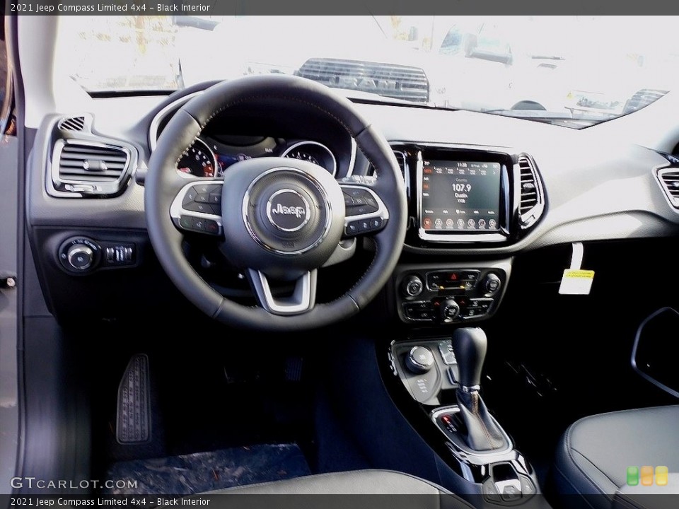 Black Interior Dashboard for the 2021 Jeep Compass Limited 4x4 #140398777