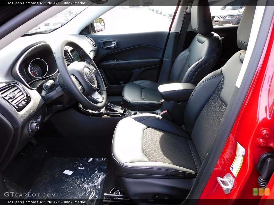 Black Interior Front Seat for the 2021 Jeep Compass Altitude 4x4 #140399121