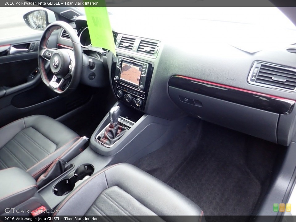 Titan Black Interior Dashboard for the 2016 Volkswagen Jetta GLI SEL #140403482