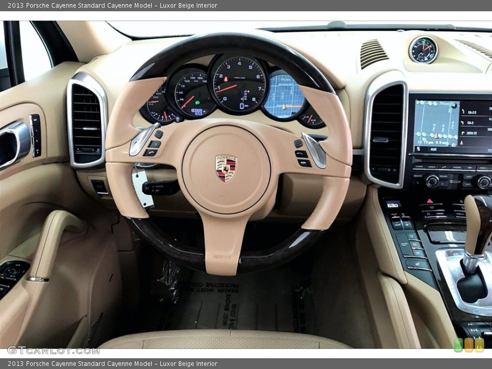 Luxor Beige Interior Steering Wheel for the 2013 Porsche Cayenne  #140403995
