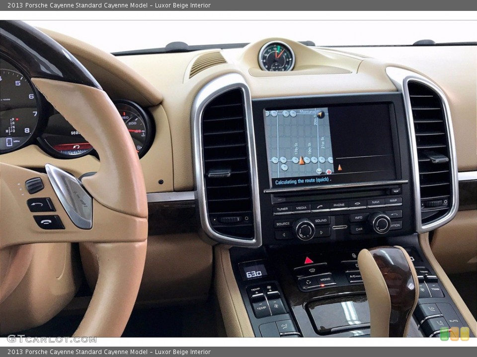 Luxor Beige Interior Controls for the 2013 Porsche Cayenne  #140404022
