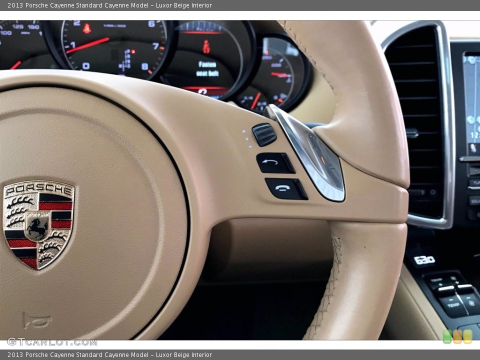 Luxor Beige Interior Steering Wheel for the 2013 Porsche Cayenne  #140404436