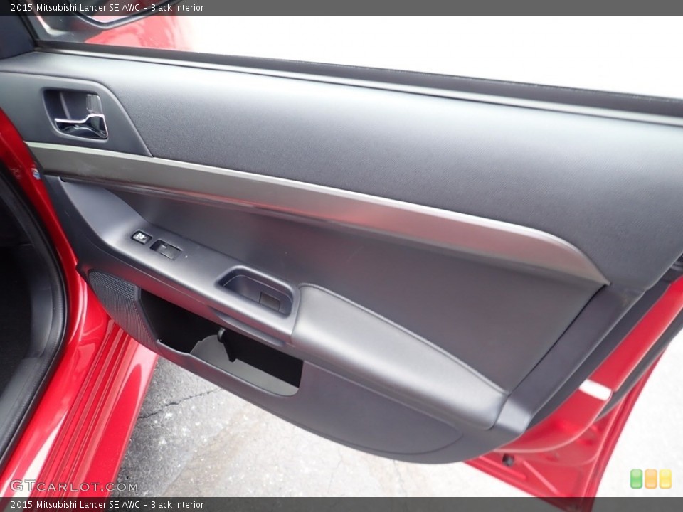 Black Interior Door Panel for the 2015 Mitsubishi Lancer SE AWC #140405414