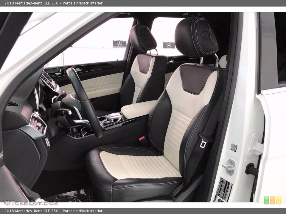 Porcelain/Black Interior Front Seat for the 2018 Mercedes-Benz GLE 350 #140405432