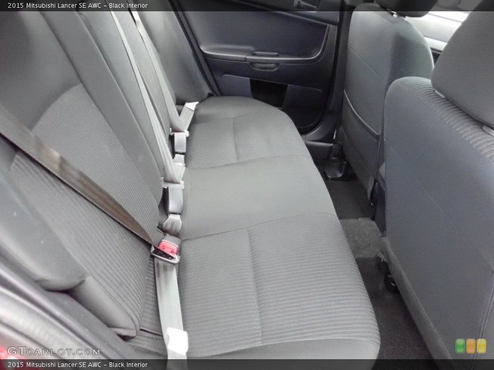 Black Interior Rear Seat for the 2015 Mitsubishi Lancer SE AWC #140405435
