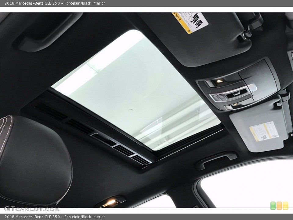 Porcelain/Black Interior Sunroof for the 2018 Mercedes-Benz GLE 350 #140405600