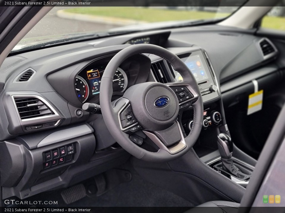 Black Interior Dashboard for the 2021 Subaru Forester 2.5i Limited #140406059