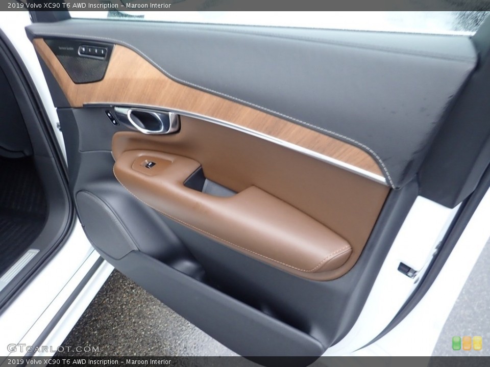 Maroon Interior Door Panel for the 2019 Volvo XC90 T6 AWD Inscription #140407061