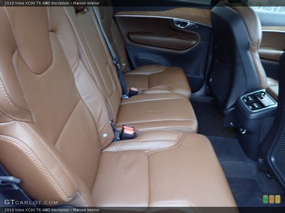 Maroon Interior Rear Seat for the 2019 Volvo XC90 T6 AWD Inscription #140407078