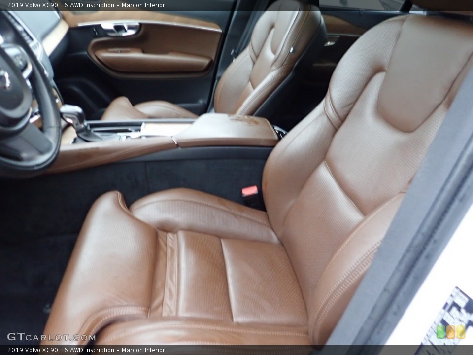 Maroon 2019 Volvo XC90 Interiors