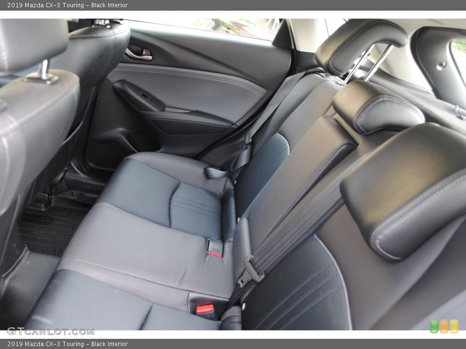 Black Interior Rear Seat for the 2019 Mazda CX-3 Touring #140409113