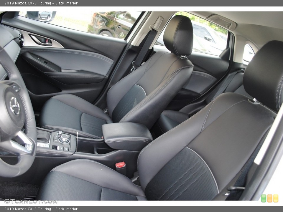 Black Interior Front Seat for the 2019 Mazda CX-3 Touring #140409129
