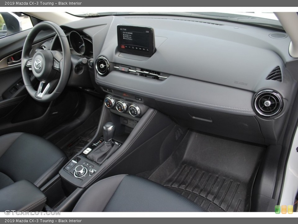 Black Interior Dashboard for the 2019 Mazda CX-3 Touring #140409234
