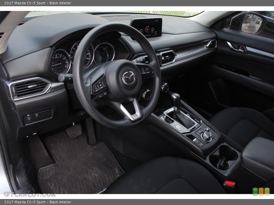 Black Interior Dashboard for the 2017 Mazda CX-5 Sport #140409597