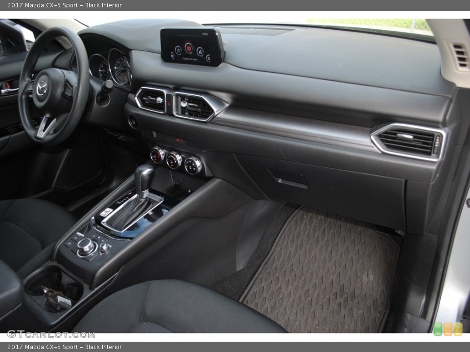 Black Interior Dashboard for the 2017 Mazda CX-5 Sport #140409636