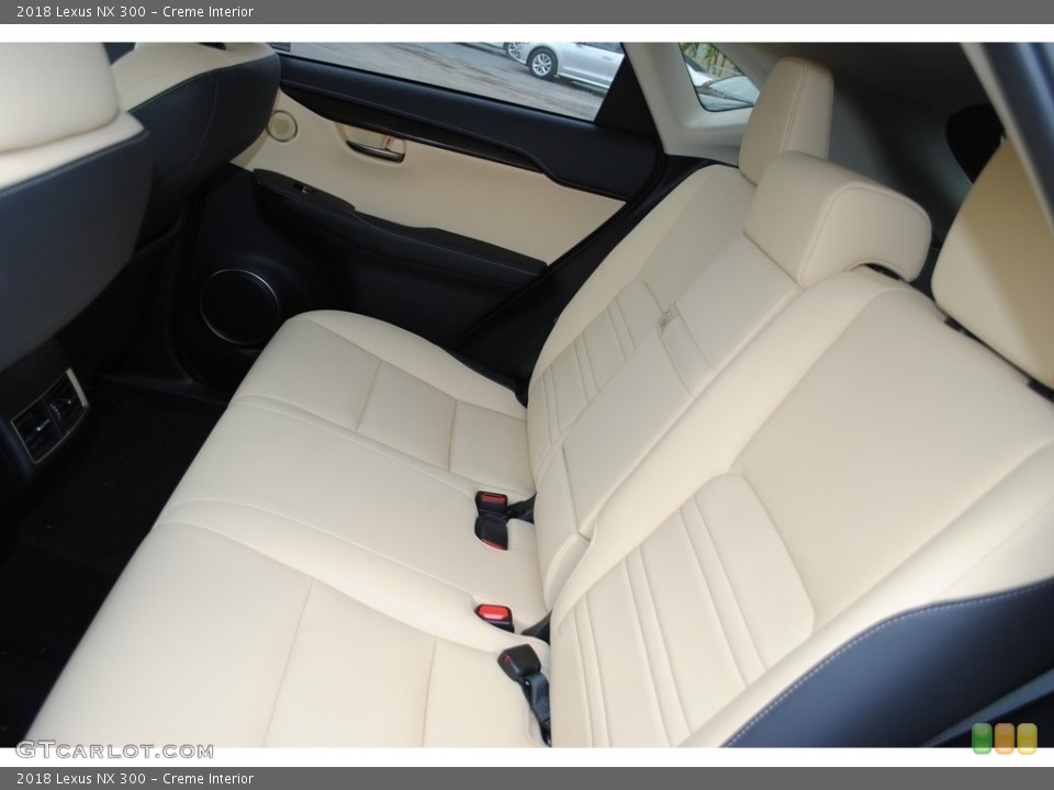Creme Interior Rear Seat for the 2018 Lexus NX 300 #140409945