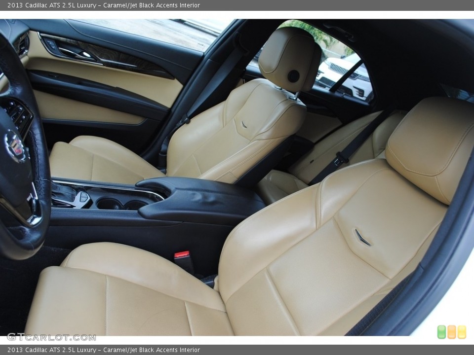 Caramel/Jet Black Accents Interior Front Seat for the 2013 Cadillac ATS 2.5L Luxury #140410704