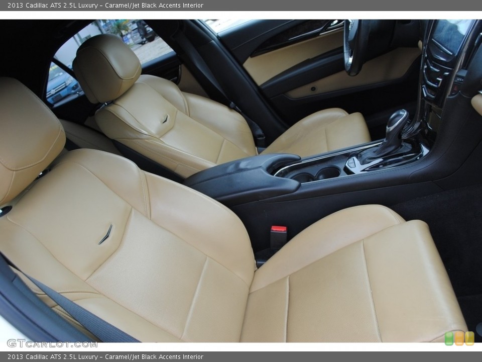 Caramel/Jet Black Accents Interior Front Seat for the 2013 Cadillac ATS 2.5L Luxury #140410794