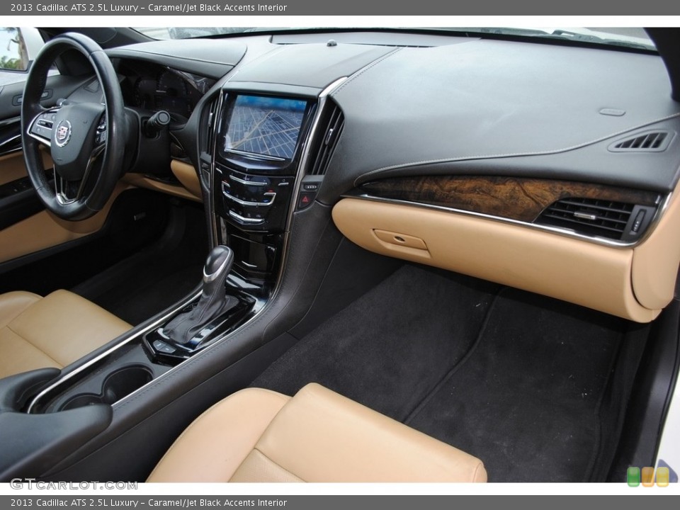 Caramel/Jet Black Accents Interior Dashboard for the 2013 Cadillac ATS 2.5L Luxury #140410815