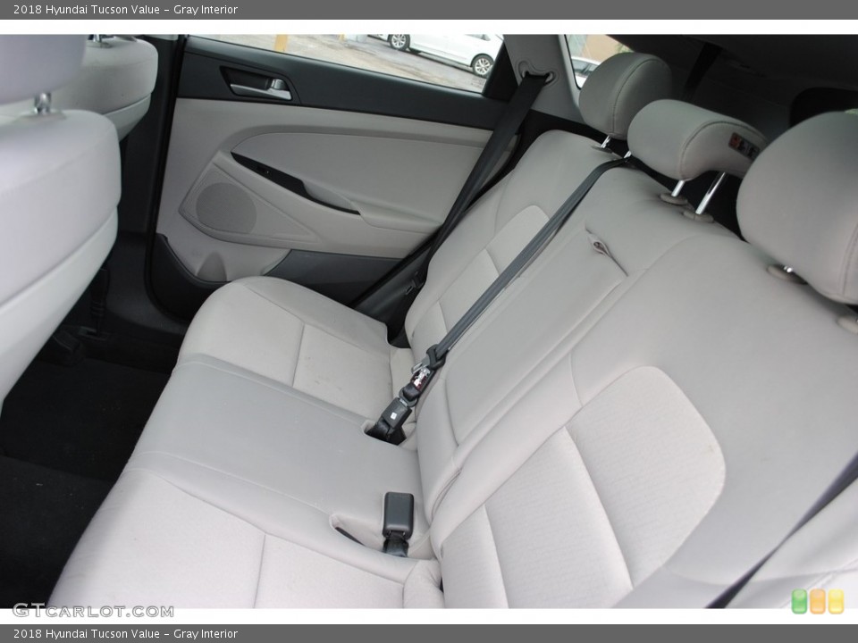 Gray Interior Rear Seat for the 2018 Hyundai Tucson Value #140411427