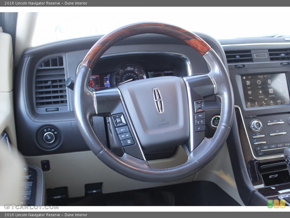 Dune Interior Steering Wheel for the 2016 Lincoln Navigator Reserve #140415626