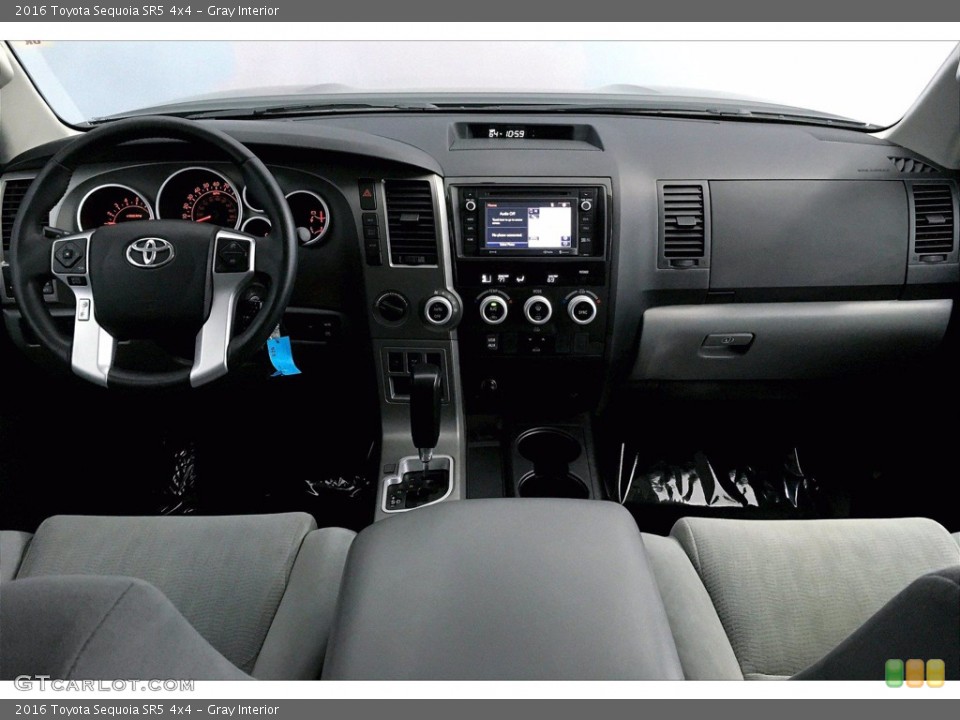 Gray Interior Dashboard for the 2016 Toyota Sequoia SR5 4x4 #140416403