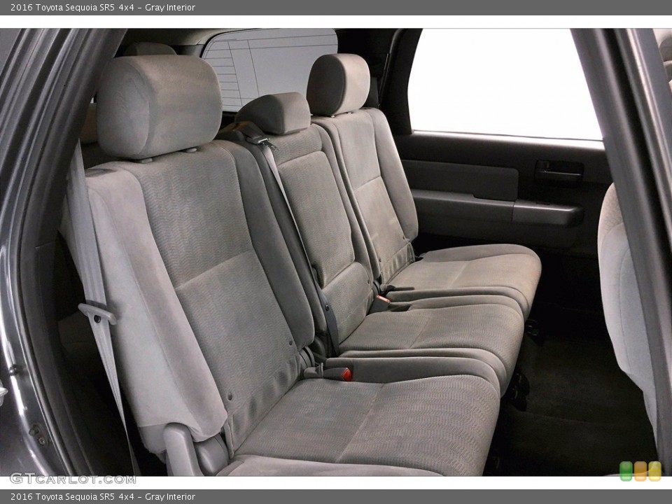 Gray Interior Rear Seat for the 2016 Toyota Sequoia SR5 4x4 #140416727