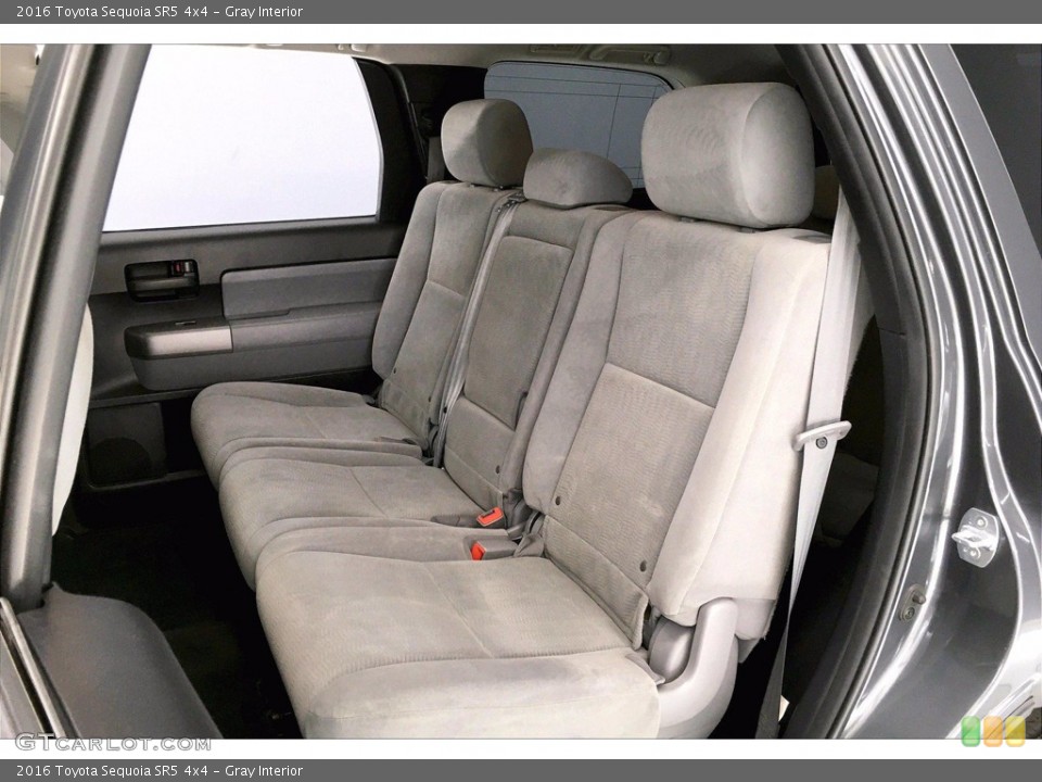 Gray Interior Rear Seat for the 2016 Toyota Sequoia SR5 4x4 #140416751