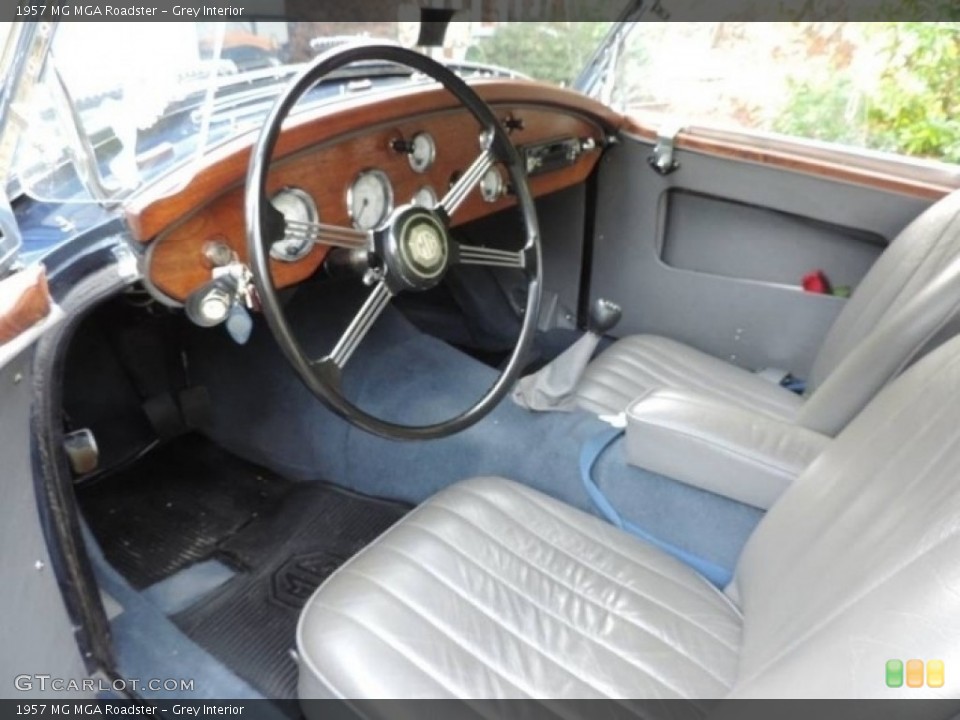 Grey Interior Photo for the 1957 MG MGA Roadster #140418047