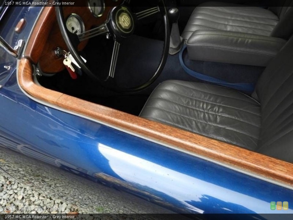 Grey Interior Front Seat for the 1957 MG MGA Roadster #140418083