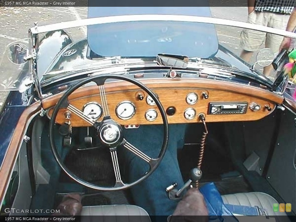 Grey Interior Dashboard for the 1957 MG MGA Roadster #140418101