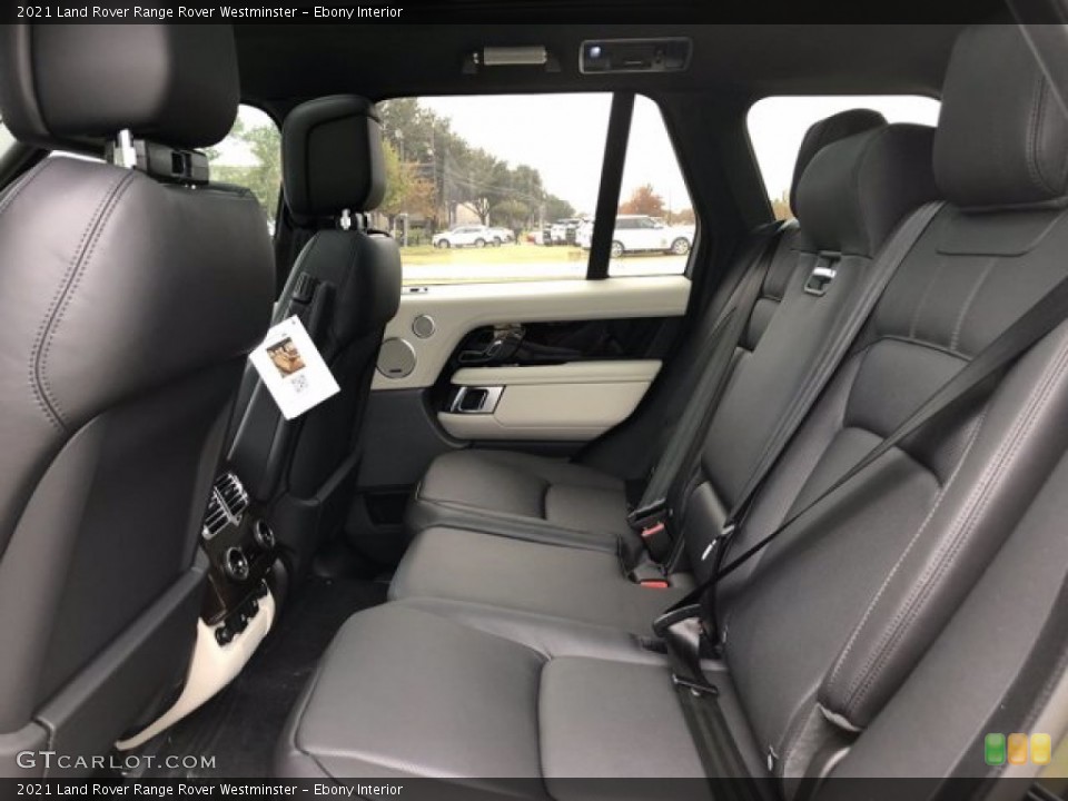 Ebony Interior Rear Seat for the 2021 Land Rover Range Rover Westminster #140420312
