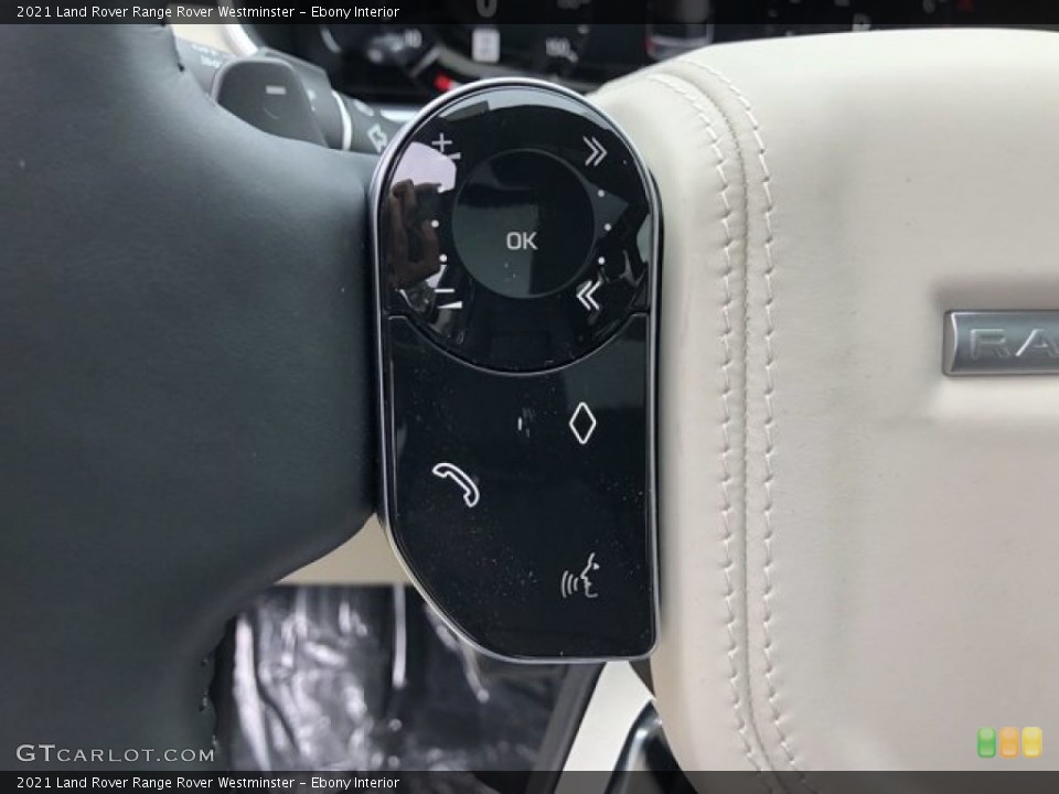 Ebony Interior Steering Wheel for the 2021 Land Rover Range Rover Westminster #140420553
