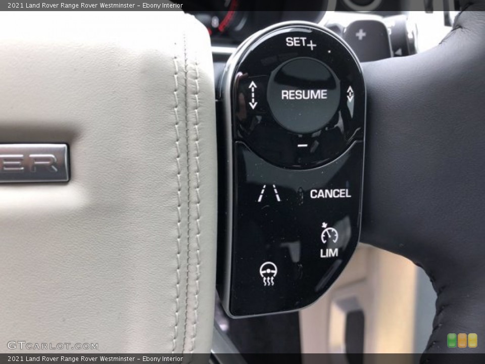 Ebony Interior Steering Wheel for the 2021 Land Rover Range Rover Westminster #140420577